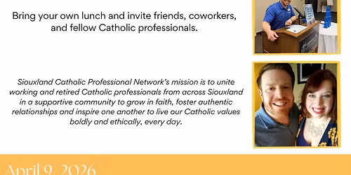 April Catholic Professionals Network: Hellers & Volunteering