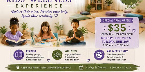 Kids Summer Wellness Experience