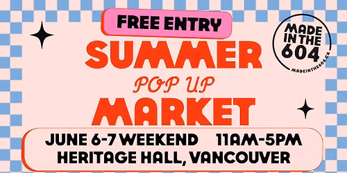 Summer Pop-Up Market