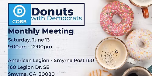 Donuts with Dems - June Meeting!