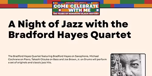  A Night of Jazz with the Bradford Hayes Quartet