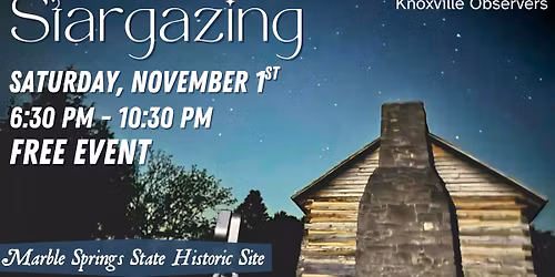 Stargazing at Marble Springs