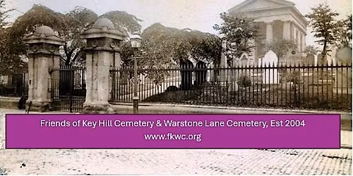 Birmingham Extraordinary Lives Tour 1, Key Hill Cemetery at 12.noon