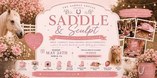Saddle & Sculpt Mat Pilates Event
