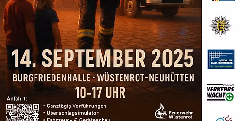 Blaulichttag - Feuerwehr W\u00fcstenrot