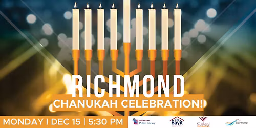 Annual Public Menorah Lighting in Richmond!