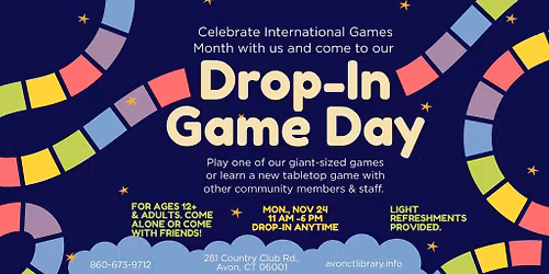 Drop-in Game Day