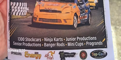 Stock cars, Onchan Raceway