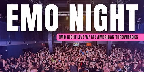 Emo Night LIVE w\/ All American Throwbacks @ RomeoFest | Romeoville, IL