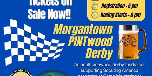 SMSI Inagural Morgantown PINTWood Derby