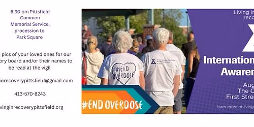International Overdose Awareness Day Memorial and Vigil