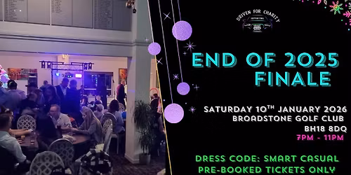 End of '2025' Finale Party!!! \ud83c\udf89 for Driven for Charity
