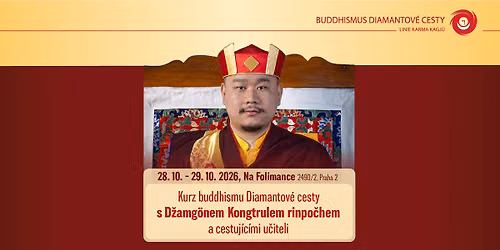 Kurz buddhismu Diamantov\u00e9 cesty s D\u017eamg\u00f6nem Kongtrulem rinpo\u010dhem a cestuj\u00edc\u00edmi u\u010diteli