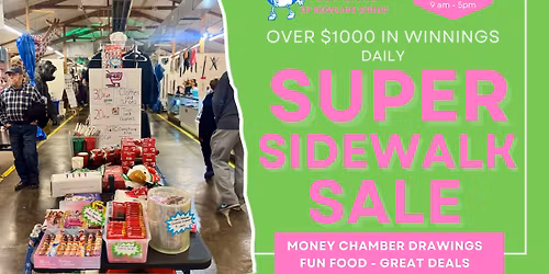 Spring Super Sidewalk Sale!
