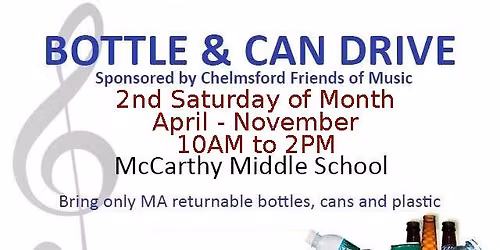 CFOM Bottle&Can Drive 2025-26 (Monthly, Mar-Nov)