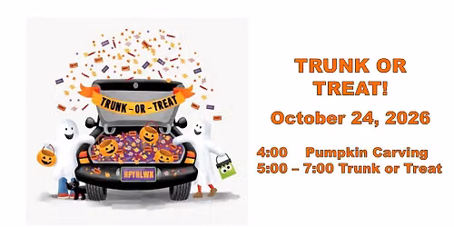 Pumpkin Carving and Trunk or Treat!