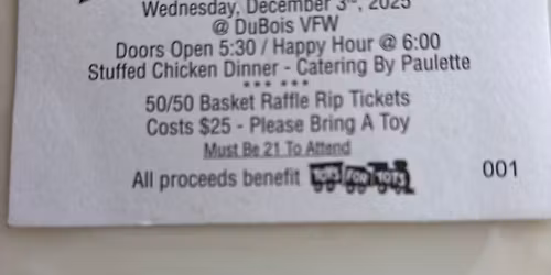 Ladies Night Out Toys for Tots Dinner