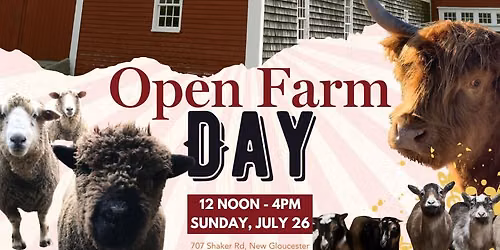 Open Farm Day @ Shaker Village FREE~!