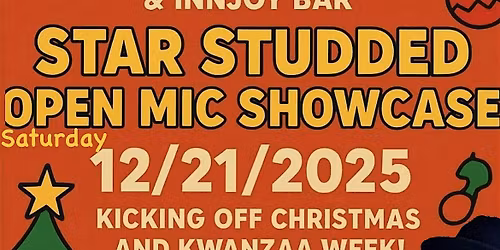 Star Studded Open Mic Music Showcase
