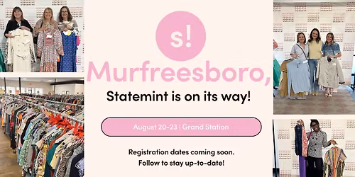 Statemint Murfreesboro | Pop-up Consignment Sale for Women & Men