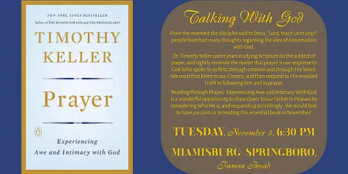 Prayer: Experiencing Awe and Intimacy With God  Miamisburg\/Springboro, Ohio