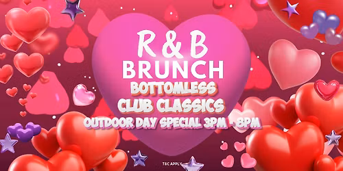 R&B BRUNCH OUTDOOR PARTY (3-8PM) SAT 6  JUNE BIRMINGHAM