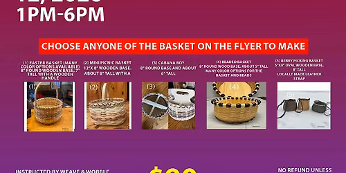 Basket Weaving Workshop
