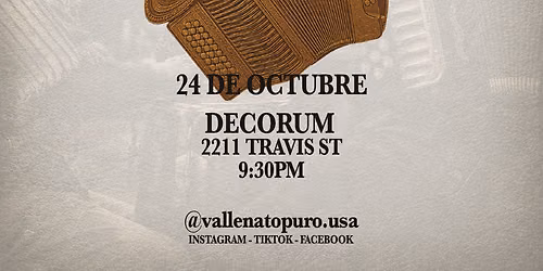 Vallenato Puro: Houston\nFiesta Blanca