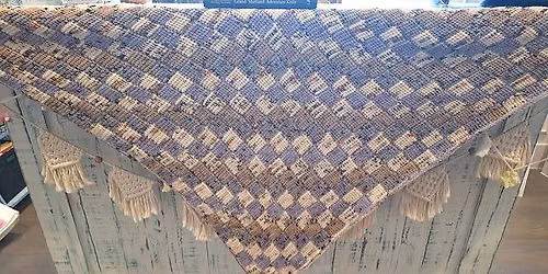 Tunisian Entrelac with Lynette - August 15