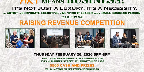Art Means Business - Raising Revenue Competition!
