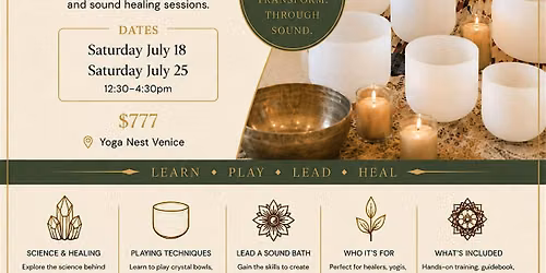 2-Day Sound Healing Practitioner Training w\/ Certification