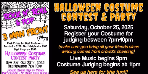 Halloween Costume Contest Party at Watering Hole Saloon, NB