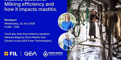 Westport Mastitis Session: Milking efficiency and its impact on mastitis