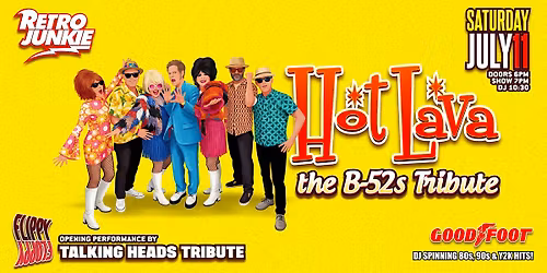 HOT LAVA (B52's Tribute) + FLIPPY FLOPPY (Talking Heads Tribute)... LIVE!