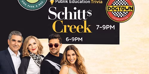 \ud83d\udcfa\ud83c\udf77 Schitt\u2019s Creek Trivia Night at The Broken Leash \ud83c\udf77\ud83d\udcfa