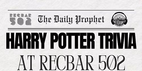 Harry Potter Trivia Night at Recbar 502