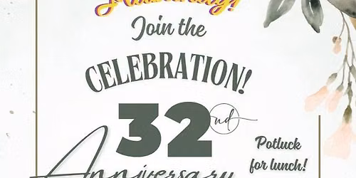 32nd anniversary celebration