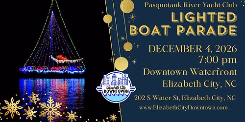 Lighted Boat Parade 2026 Elizabeth City, NC