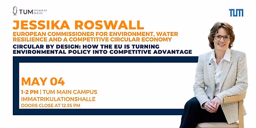 TUM Speakers Series x EU Commissioner Jessika Roswall