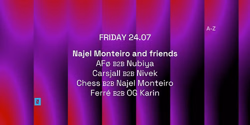 24.07 TOFFLER Presents Najel Monteiro and friends