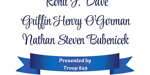 Eagle Scout Court of Honor