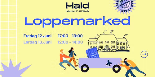 Loppemarked p\u00e5 Hald