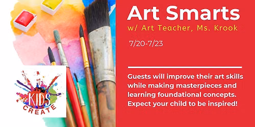 Art Smarts w\/ Ms. Krook (2nd-4th) (5th-7th)