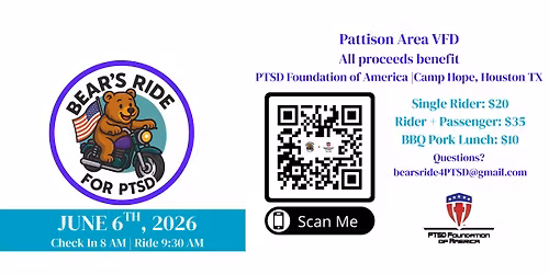 2nd Annual Bear's Ride for PTSD