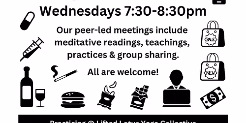 Recovery Dharma \u2013 Weekly Meditation & Discussion at Lifted Lotus