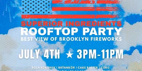 250 Years Elevated: Brooklyn\u2019s Biggest July 4th Rooftop Bash