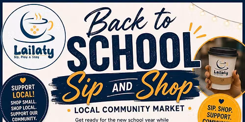Back to School : Sip and Shop 
