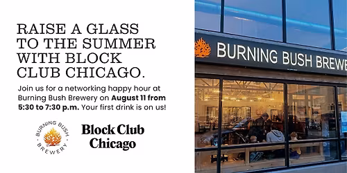 Advertisers Happy Hour Networking with Burning Bush