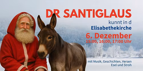 Dr Santiglaus kunnt in d Elisabethekirche