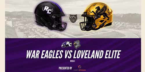 COMMUNITY SPORTS NIGHT! Rapid City War Eagles vs Loveland Elite